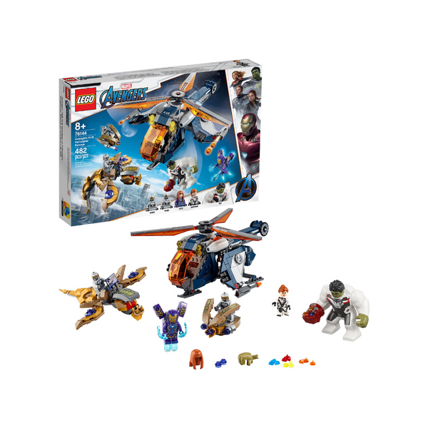 482-Piece LEGO Super Heroes Avengers Hulk Helicopter Rescue Set