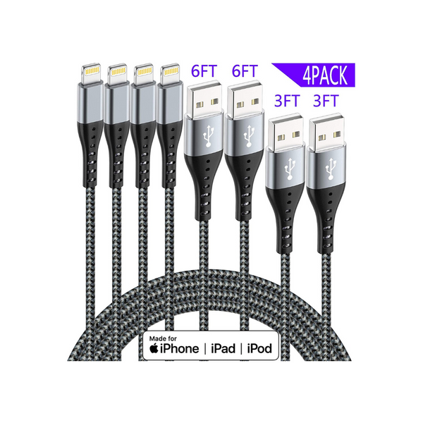 Pack Of 4 Lightning Cables