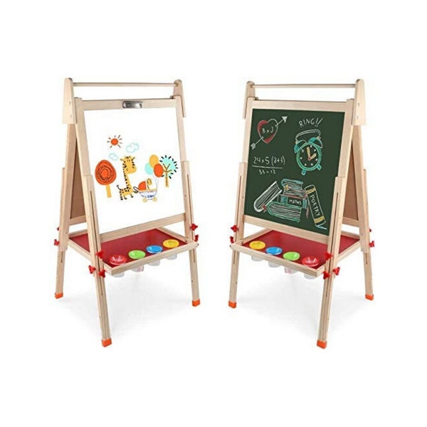 Kids Wooden Double-Sided Art Easel