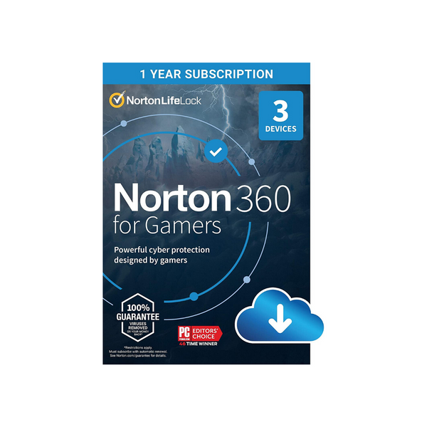 Norton 360 for Gamers – Multiple layers of protection for up to 3 Devices