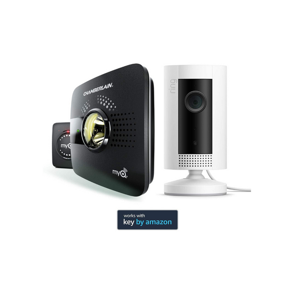 Chamberlain myQ Smart Garage Door Opener + Ring Indoor Cam Budnle