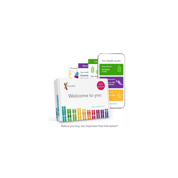 Servicio 23andMe Health + Ancestry: prueba de ADN genético personal que incluye predisposiciones de salud