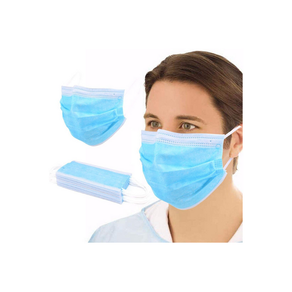 50 Disposable 3-Ply Face Masks