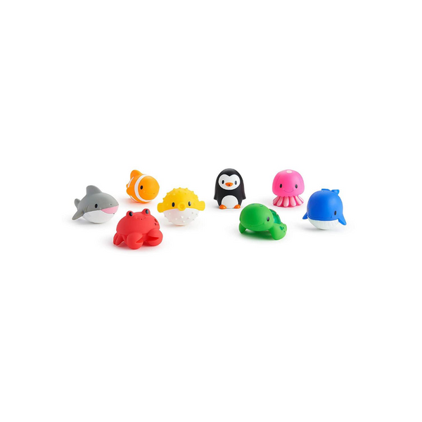 8 Pack Munchkin Of Ocean Squirts Bath Toys