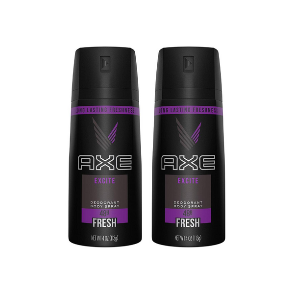 Pack de 2 spray corporal AXE para hombre