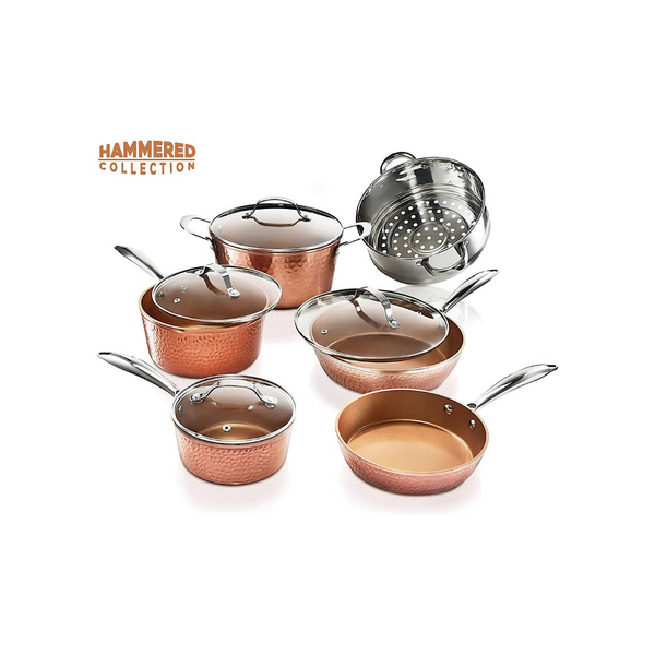 Gotham Steel Pots and Pans Set – Premium Ceramic Cookware