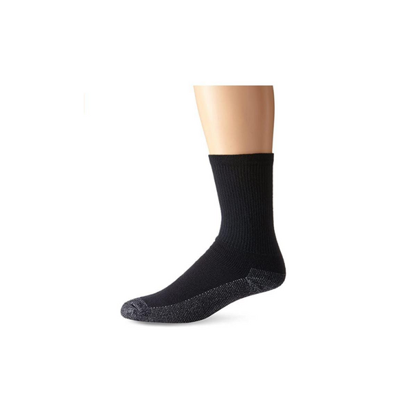 6 Pairs Of Fruit Of The Loom Men’s Heavy Duty Reinforced Cushion Full Crew Socks