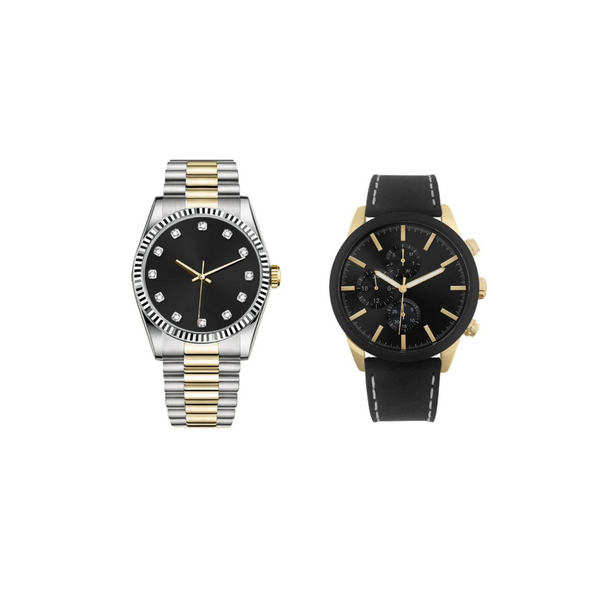 Juego de 2 relojes en oferta (9 estilos)