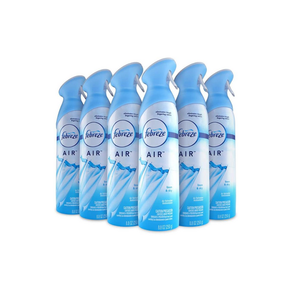 Pack Of 6 Febreze Air Freshener and Odor Spray