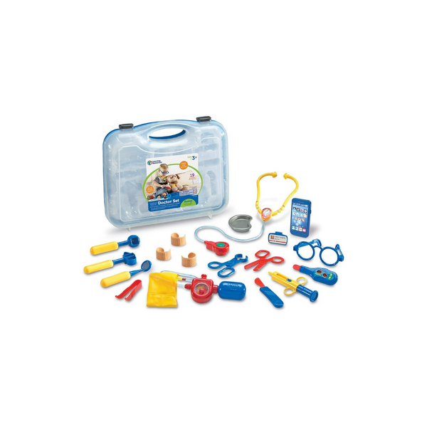 19-Piece Learning Resources Pretend/Play Doctor Kit for Kids