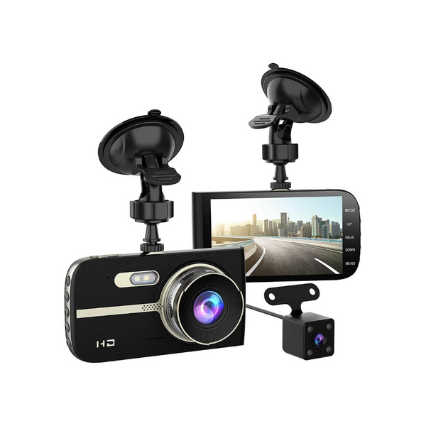 Full HD 1080P Front and Rear Dash Cam