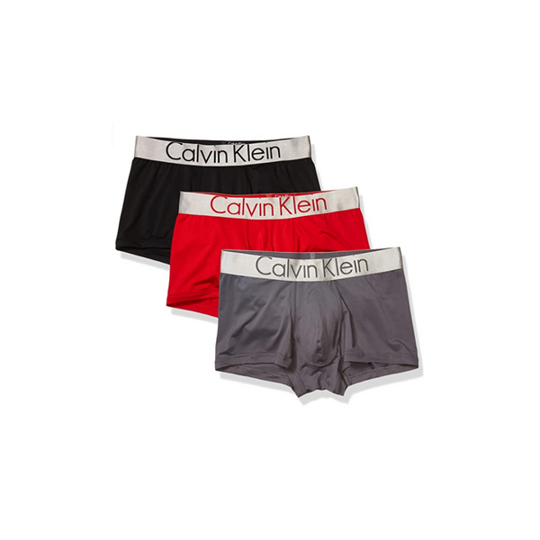 3 Calvin Klein Men's Steel Micro Low Rise Trunks (4 Colors)