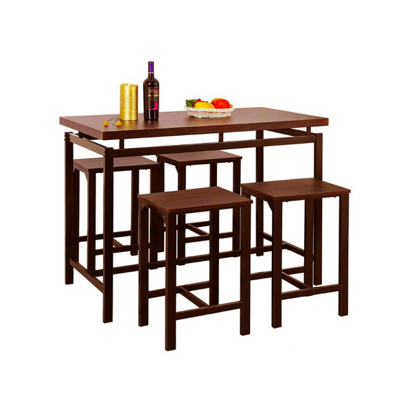 Hasta 60% de descuento en juegos de comedor con altura de mostrador de 5 piezas