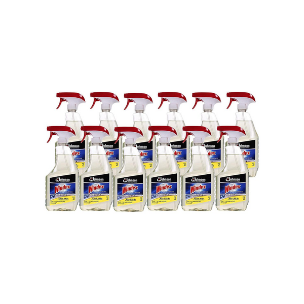 12 Bottles Of Windex Professional Multi-Surface Disinfectant Cleaner