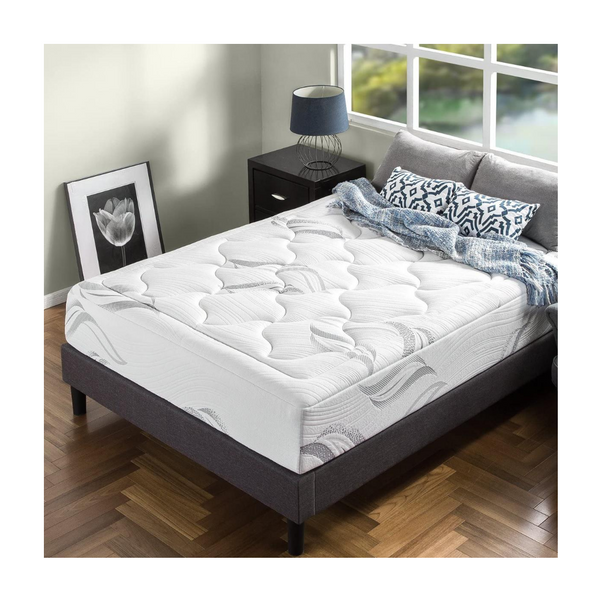 Colchón premium tipo nube de espuma viscoelástica Zinus de 12 pulgadas, completo