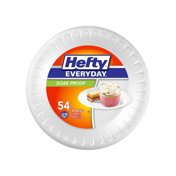 432 Hefty Everyday Foam Snack Plates