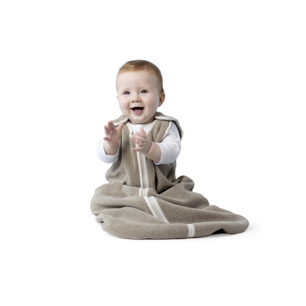 Sleep nest Fleece Baby Sleeping Bag (Mocha Heather, Medium: 6 to 18 months)
