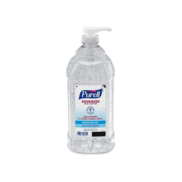 PURELL Advanced Hand Sanitizer Gel refrescante Botella dosificadora de 2 litros