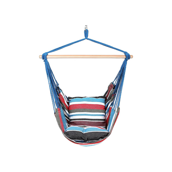 Hanging Hammock Chair With Two Cushions