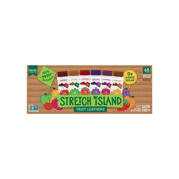 48 Stretch Island Fruit Leather Snacks Variety Pack