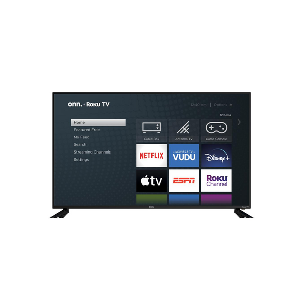 onn. 58" Class 4K UHD HDR Roku Smart LED TV