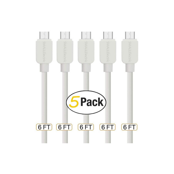 5 cables micro USB