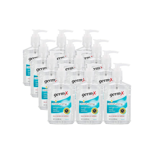12 Bottles Of Germ-x Hand Sanitizer