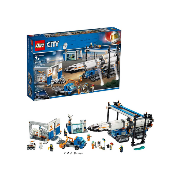 Lego City Rocket Assembly & Transport 1,055 Piece Building Kit