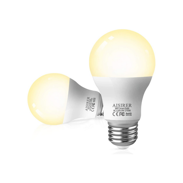 Paquete de 2 bombillas inteligentes regulables