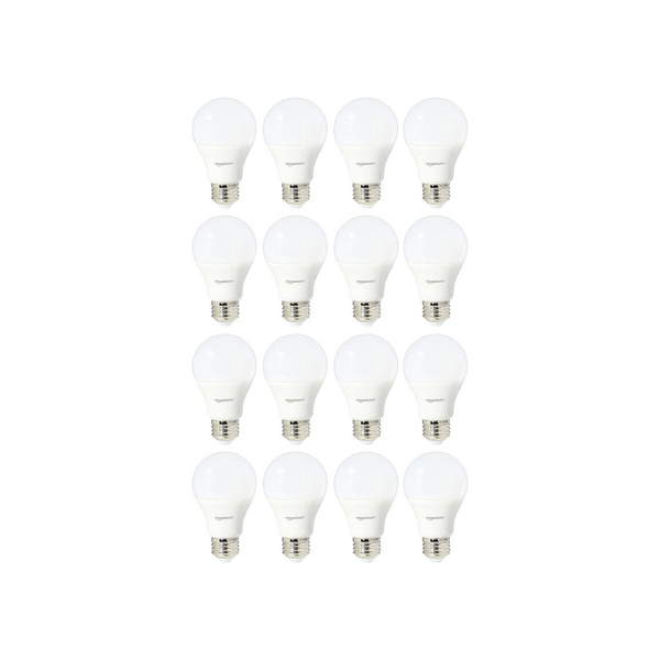 16 Pack Of AmazonBasics 60 Watt Equivalent Daylight LED Light Bulbs