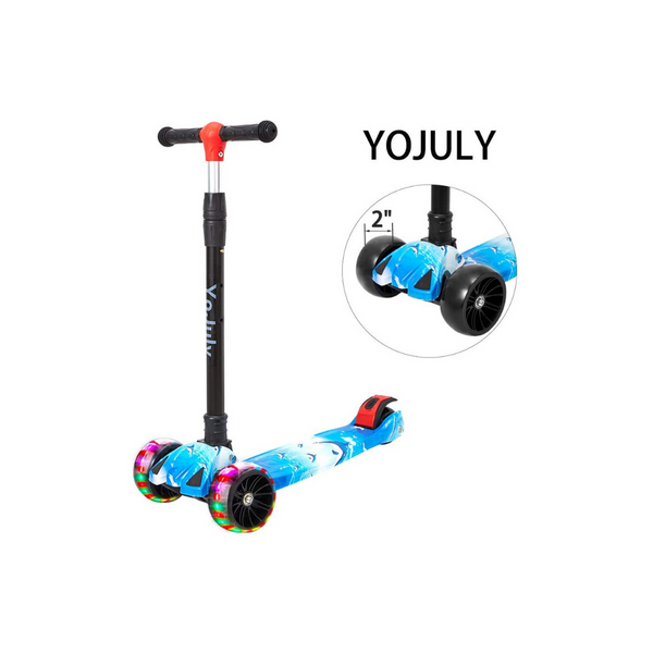 Patinete de 3 ruedas con ruedas intermitentes