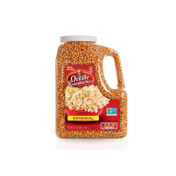 8 Pound Jug Of Orville Redenbacher’s Gourmet Popcorn Kernels