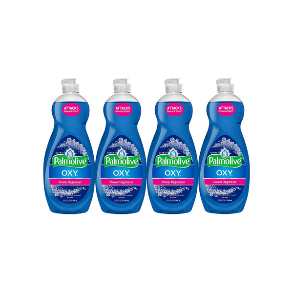 Paquete de 4 jabones para platos Palmolive Ultra de 32.5 oz (desengrasante Oxy Power)