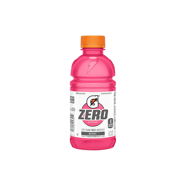 24 unidades de Gatorade Zero Sugar Thirst Quencher de 12 onzas (baya)