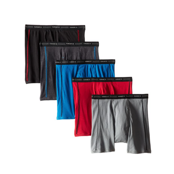 5 calzoncillos bóxer para hombre Hanes