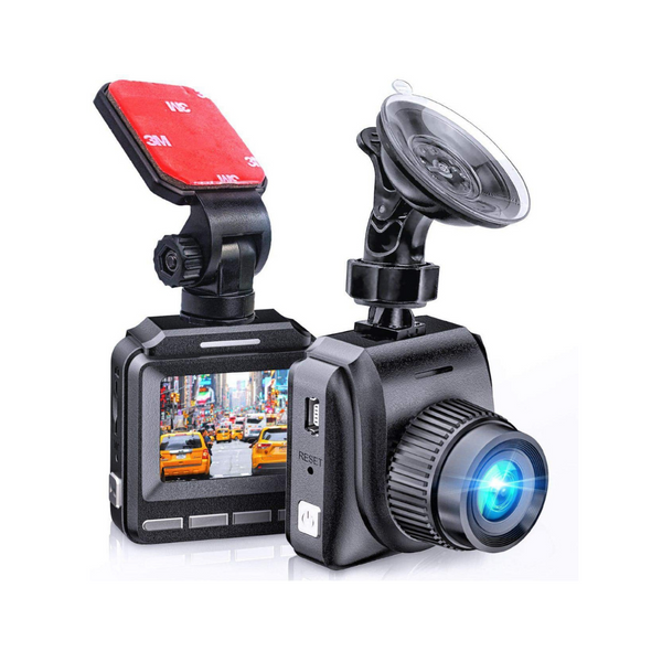 Dash Cam de 1080p con visión nocturna y grabación gran angular