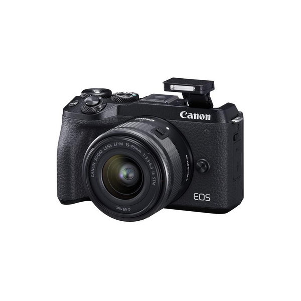 Canon EOS M6 Mark II Mirrorless Camera + 15-45mm Lens
