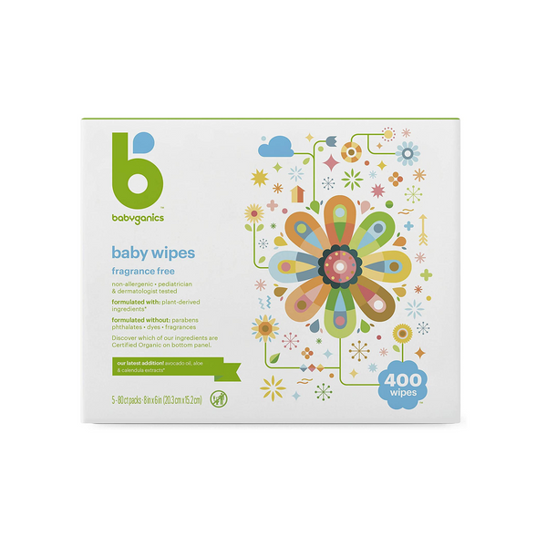 400 Babyganics Baby Wipes