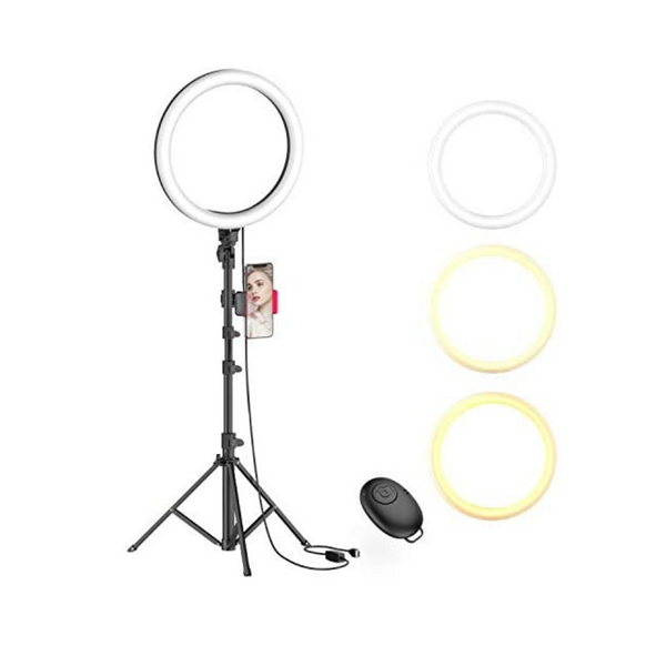 10" Selfie Ring Light with Tripod Stand & Phone Holder