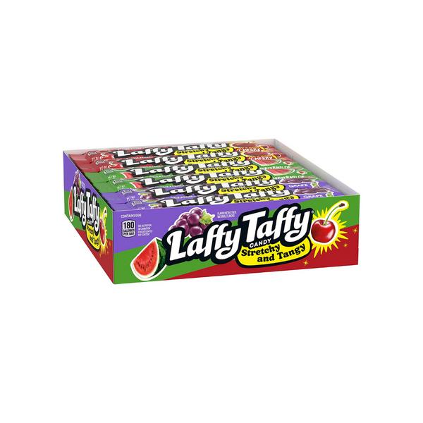24 Pack Of Laffy Taffy Stretchy & Tangy Variety Box
