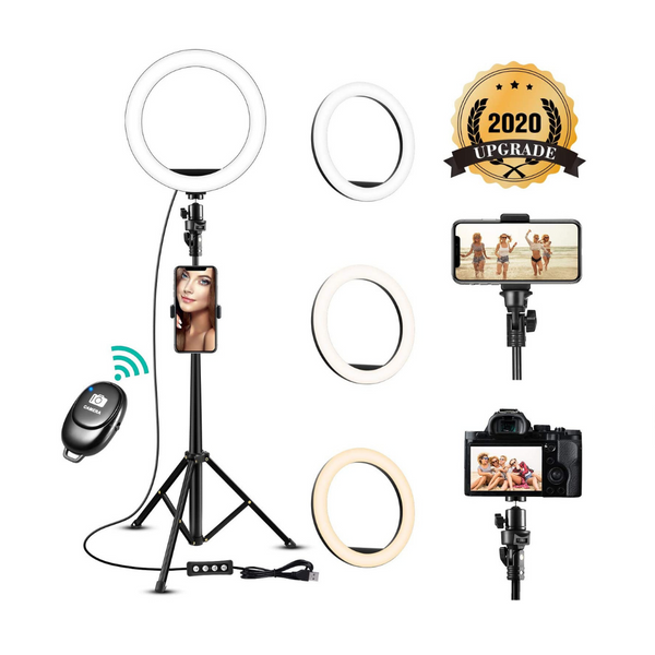 8'' Selfie Ring Light with Adjustable Tripod Stand