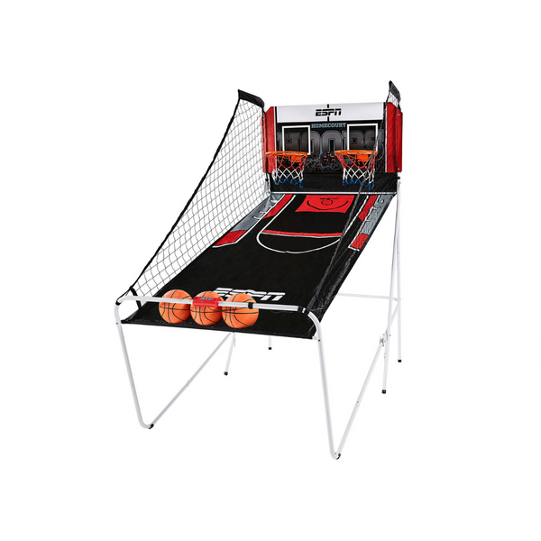 2 Player Hoop Shooting Basketball Arcade Game w/ Scoreboard & Balls