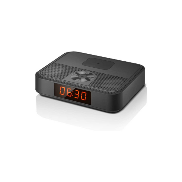 Despertador Con Altavoz Bluetooth Y Cargador USB Inalámbrico