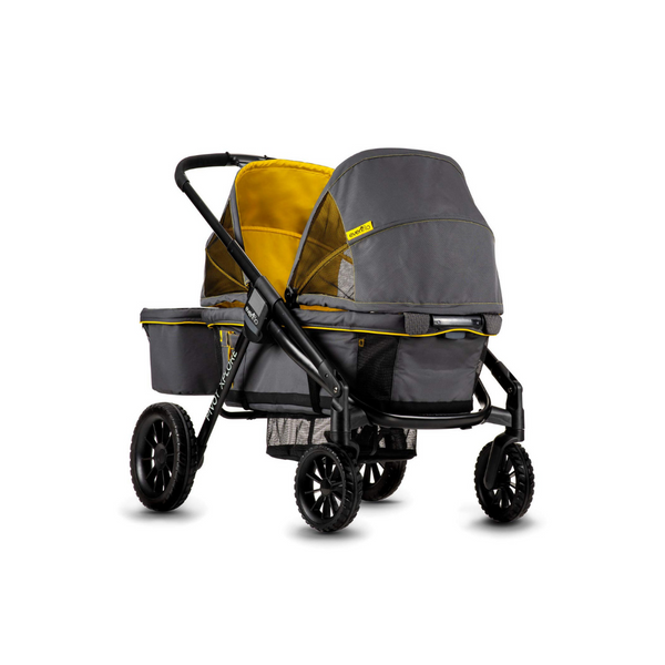 Evenflo Pivot Xplore Double Stroller Wagon, All-Terrain, Adventurer Gray