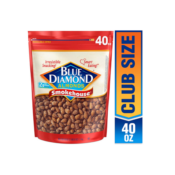 40oz Bag Of Blue Diamond Smokehouse Almonds