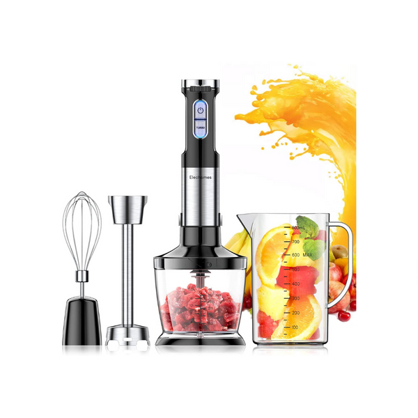 Powerful Hand Immersion Blender with Large Mixing Beaker