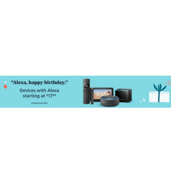 Alexa Device Birthday Sale! Huge Savings On Ring, Echo Devices, Fire TV Sticks And More