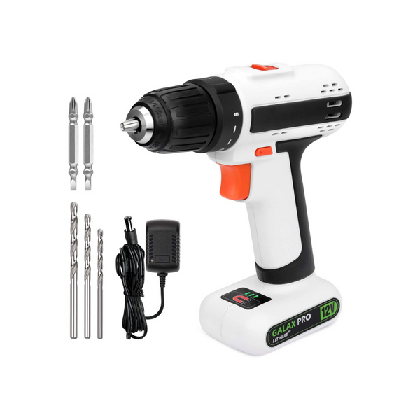 Lightweight Cordless Drill with Accessories PzDeals