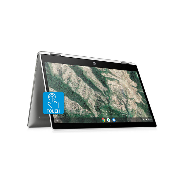 Laptop HP Chromebook X360 con pantalla táctil HD de 14 pulgadas