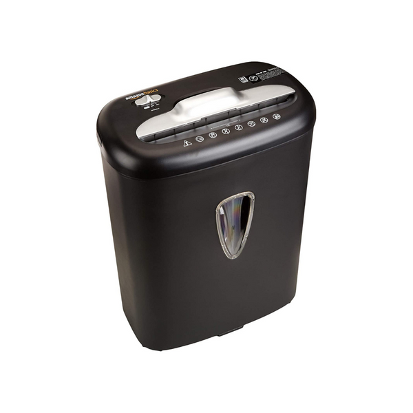 AmazonBasics 8-Sheet Cross-Cut Paper / Credit Card Shredder
